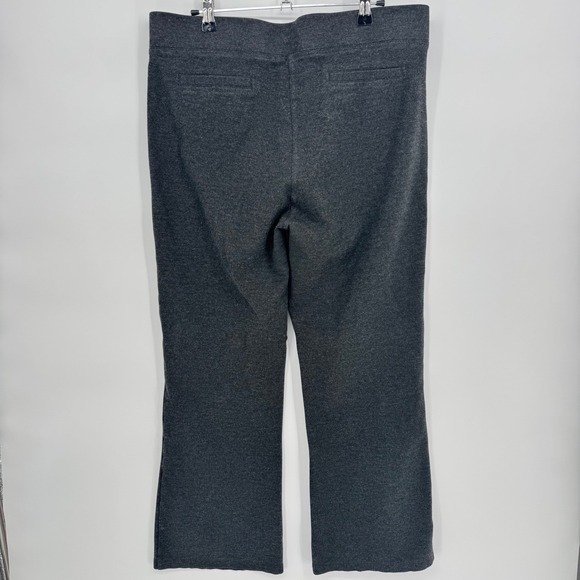 Betabrand Women's XL Petite Gray Sailor Pants Button Front Yogo Career Casual - Picture 7 of 8